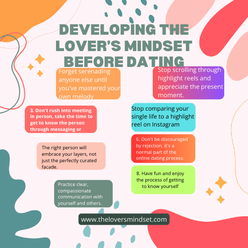 Developing the lover’s mindset before dating